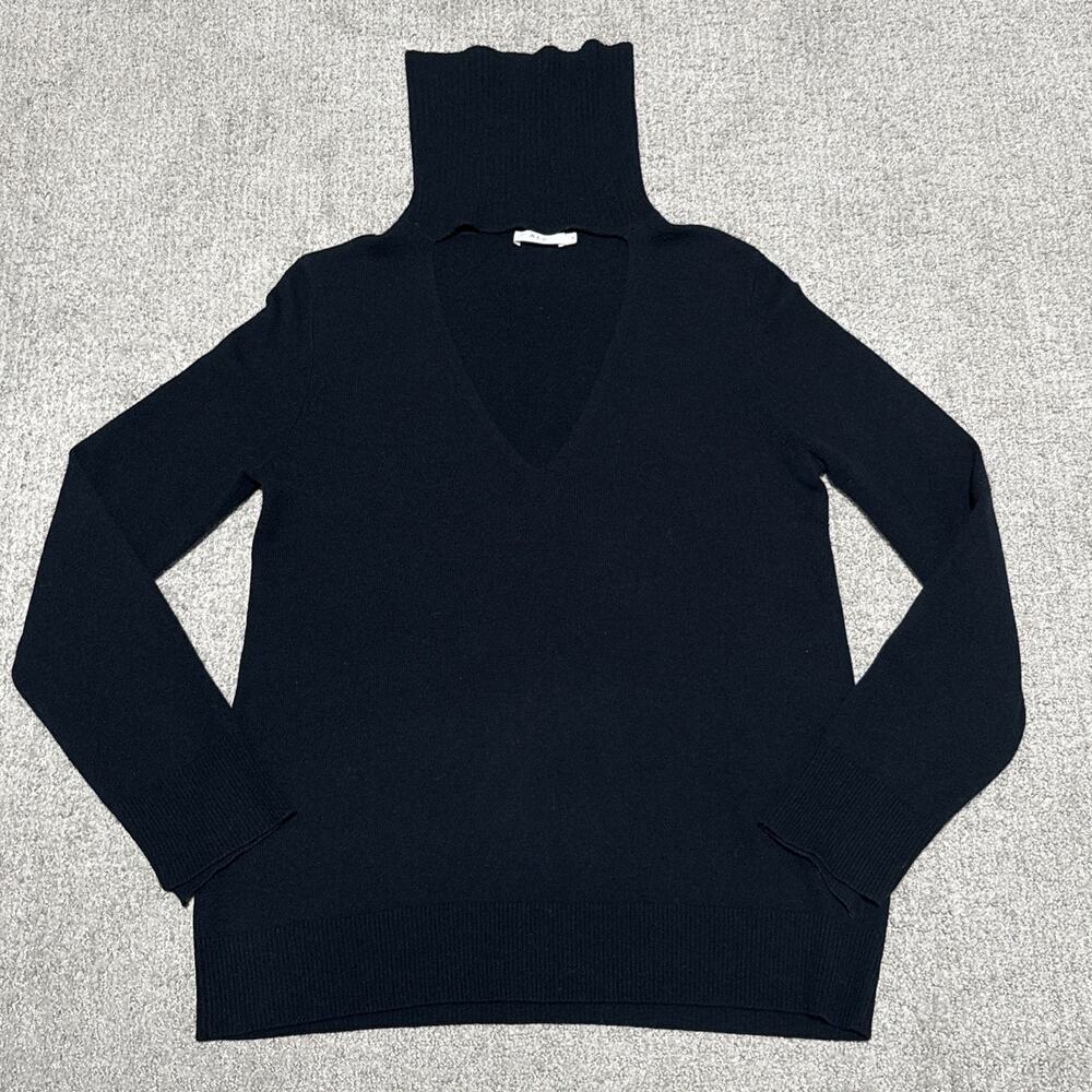 A.L.C. Cutout Turtleneck 70% Merino Wool 30% Cashmere Sweater Size Small